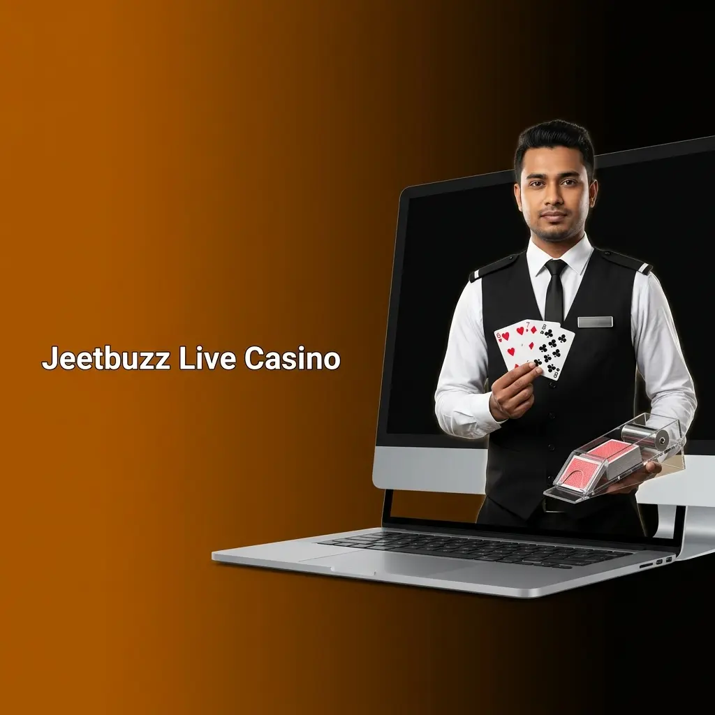 Jeetbuzz live casino with real dealers streaming baccarat, roulette, blackjack, and game shows from professional studio tables