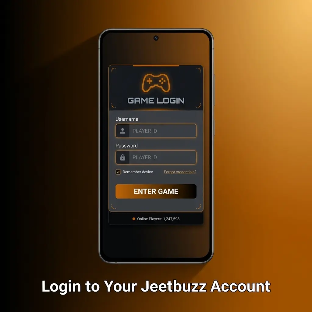 Jeetbuzz login page showing step-by-step sign-in process including credentials entry and security verification steps